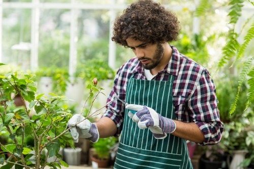Illustration of a gardener reviewing a customer complaint form