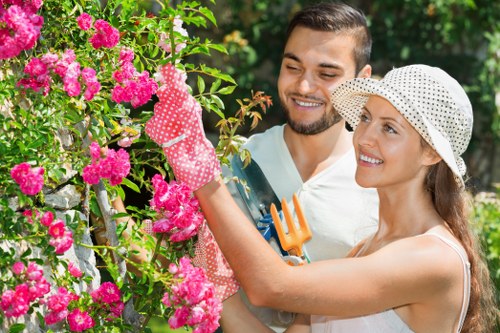 Keyboard navigable Fulwell gardening service page structure