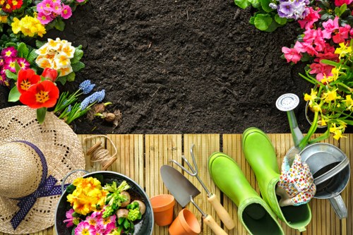 Clearing weeds and green waste from a Fulwell garden